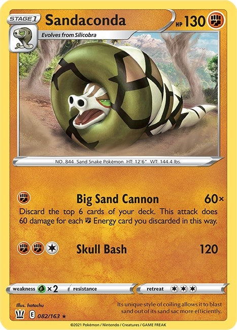 Image for Sandaconda (082/163) - Pokemon