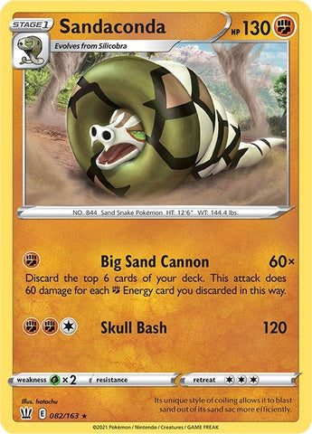 Image for Sandaconda (082/163) - Pokemon
