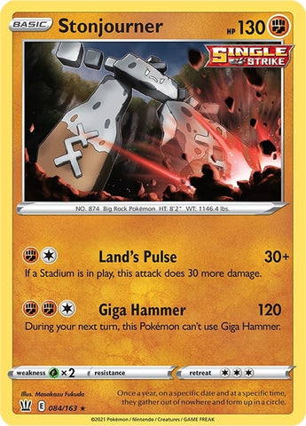 Image for Stonjourner (084/163) - Pokemon