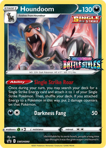 Image for Houndoom - SWSH090 (Prerelease) (SWSH090) [SWSH: Sword & Shield Promo Cards]