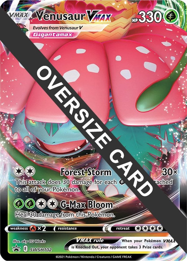 Image for Venusaur VMAX (SWSH102) [Jumbo Cards]