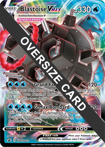 Image for Blastoise VMAX (SWSH103) [Jumbo Cards]