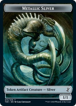 Image for Metallic Sliver Token (15) [Time Spiral: Remastered]