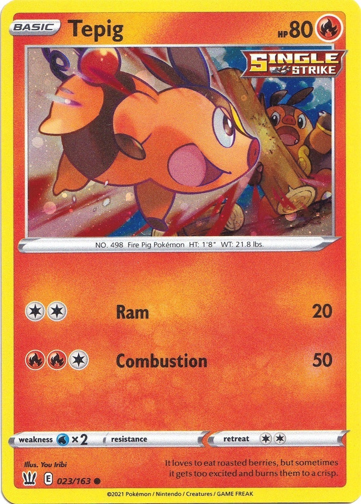 Tepig - 023/163 (Cosmos Holo) (023/163) (Miscellaneous Cards & Products)
