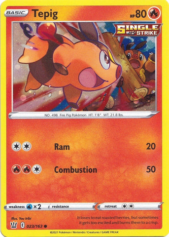 Image for Tepig - 023/163 (Cosmos Holo) (023/163) - Pokemon