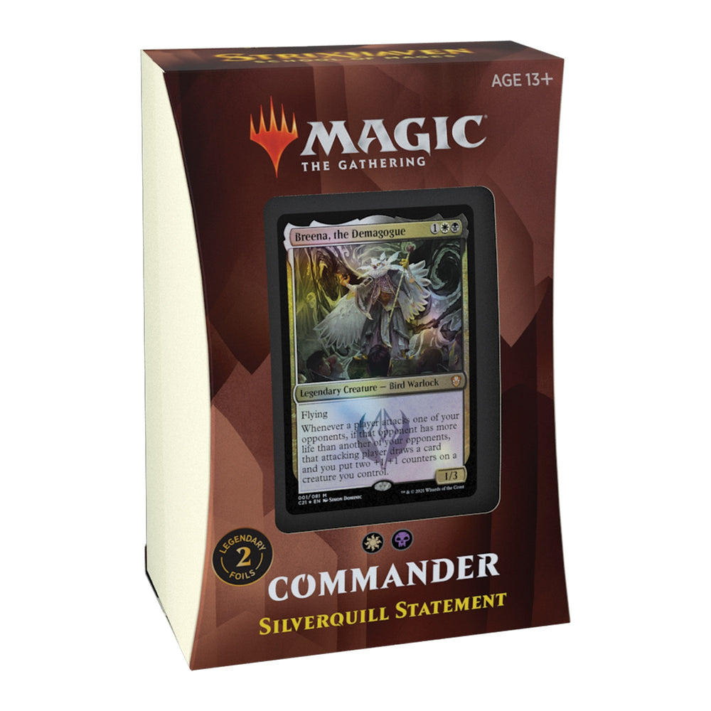 Image for Commander 2021 Deck - Silverquill Statement [Commander 2021]