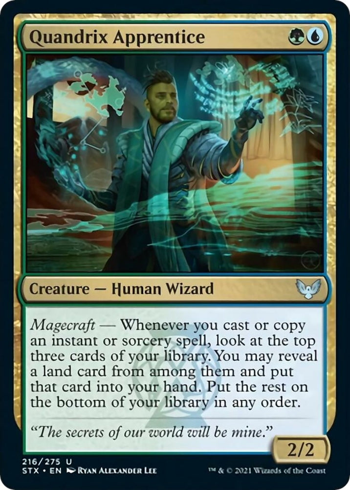 Image for Quandrix Apprentice (216) [Strixhaven: School of Mages]