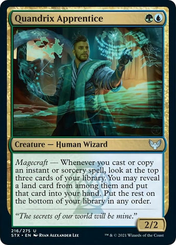 Image for Quandrix Apprentice (216) - Magic: The Gathering