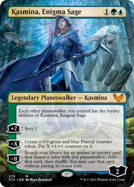 Image for Kasmina, Enigma Sage (Borderless) (279) [Strixhaven: School of Mages]