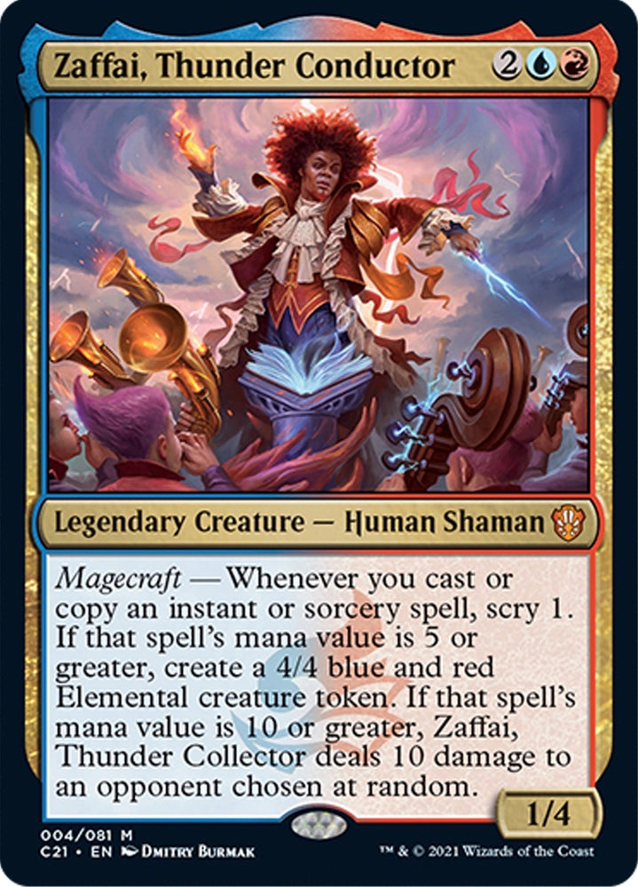 Image for Zaffai, Thunder Conductor (4) [Commander 2021]