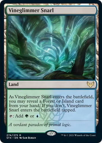 Image for Vineglimmer Snarl (274) [Strixhaven: School of Mages]