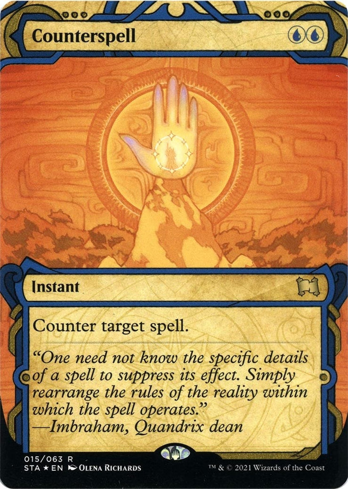 Image for Counterspell (Foil Etched) (15) [Strixhaven: Mystical Archives]