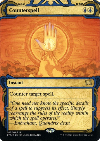 Image for Counterspell (Foil Etched) (15) [Strixhaven: Mystical Archives]