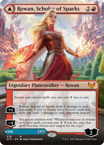 Image for Rowan, Scholar of Sparks (Borderless) (278) [Strixhaven: School of Mages]
