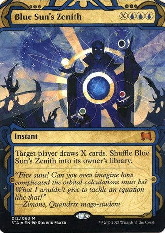 Image for Blue Sun's Zenith (Foil Etched) (12) [Strixhaven: Mystical Archives]