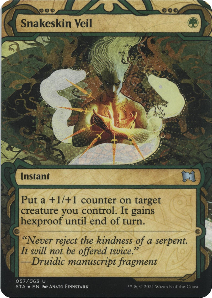 Image for Snakeskin Veil (Foil Etched) (57) - Magic: The Gathering