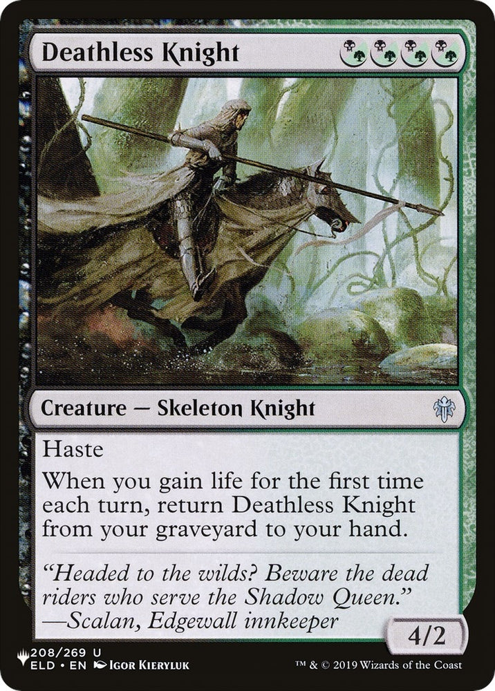 Image for Deathless Knight (208) [The List Reprints]