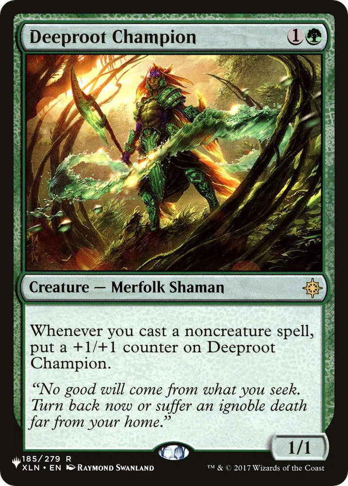 Image for Deeproot Champion (185) [The List Reprints]