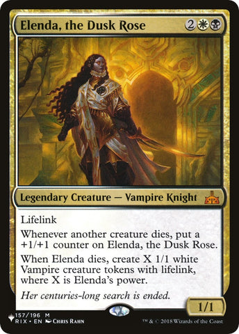 Image for Elenda, the Dusk Rose (157) [The List Reprints]