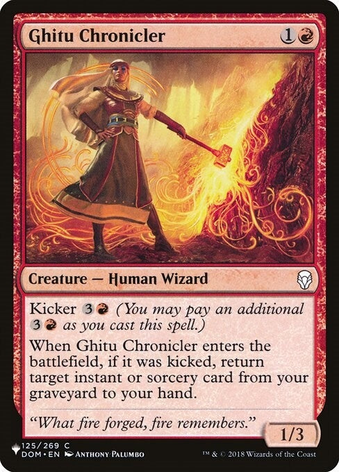 Image for Ghitu Chronicler (125) [The List Reprints]