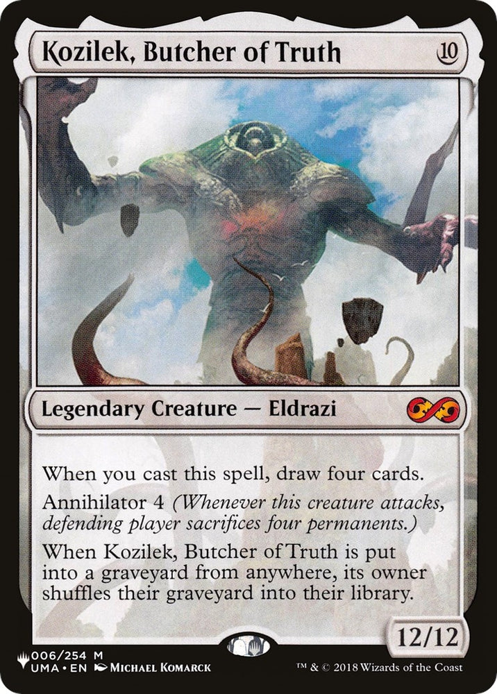 Image for Kozilek, Butcher of Truth (6) [The List Reprints]