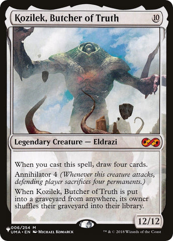 Image for Kozilek, Butcher of Truth (6) [The List Reprints]