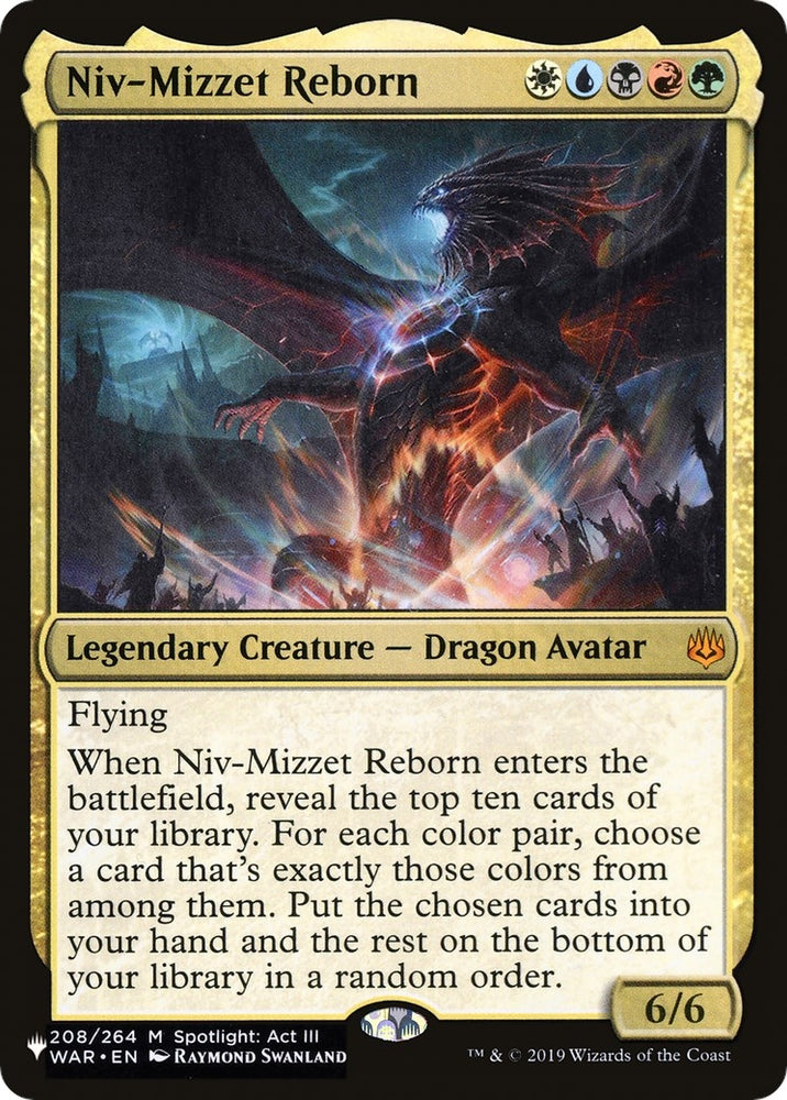Image for Niv-Mizzet Reborn (208) [The List Reprints]