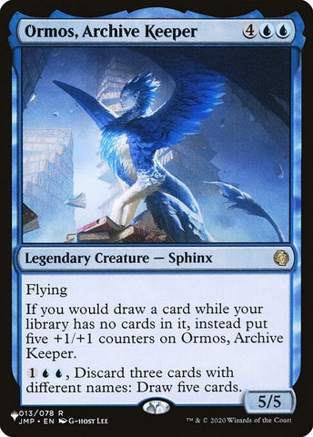Image for Ormos, Archive Keeper (13) [The List Reprints]