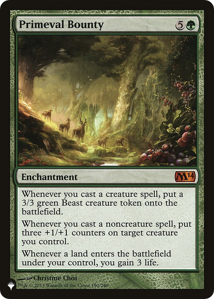 Image for Primeval Bounty (190) [The List Reprints]