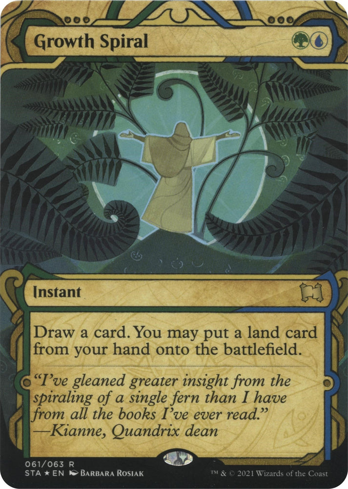 Image for Growth Spiral (Foil Etched) (61) [Strixhaven: Mystical Archives]