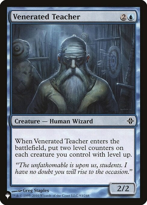 Image for Venerated Teacher (93) [The List Reprints]
