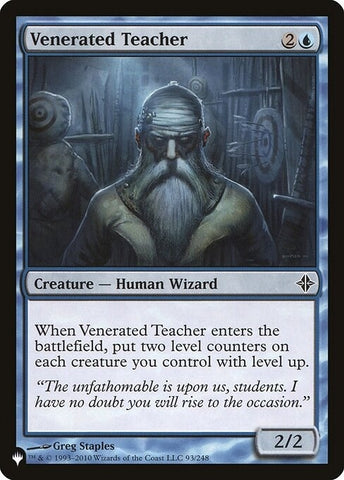 Image for Venerated Teacher (93) [The List Reprints]