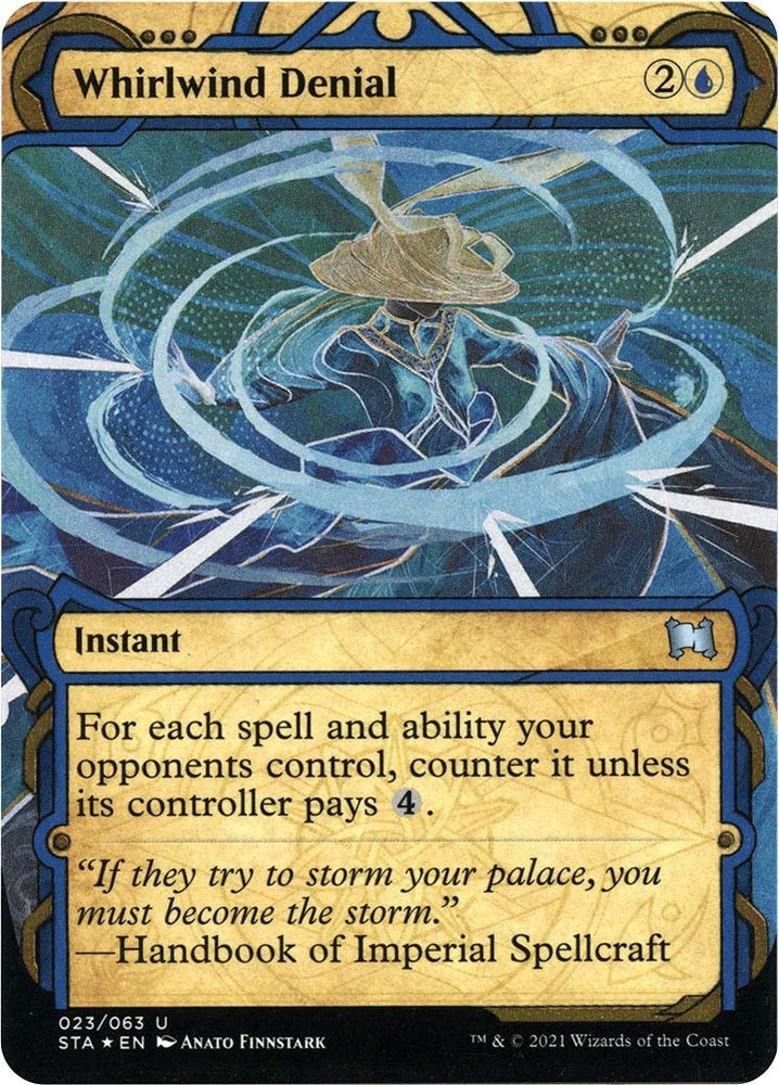 Image for Whirlwind Denial (Foil Etched) (23) [Strixhaven: Mystical Archives]