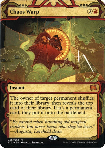 Image for Chaos Warp (Foil Etched) (36) [Strixhaven: Mystical Archives]