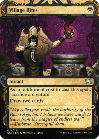 Image for Village Rites (Foil Etched) (35) - Magic: The Gathering