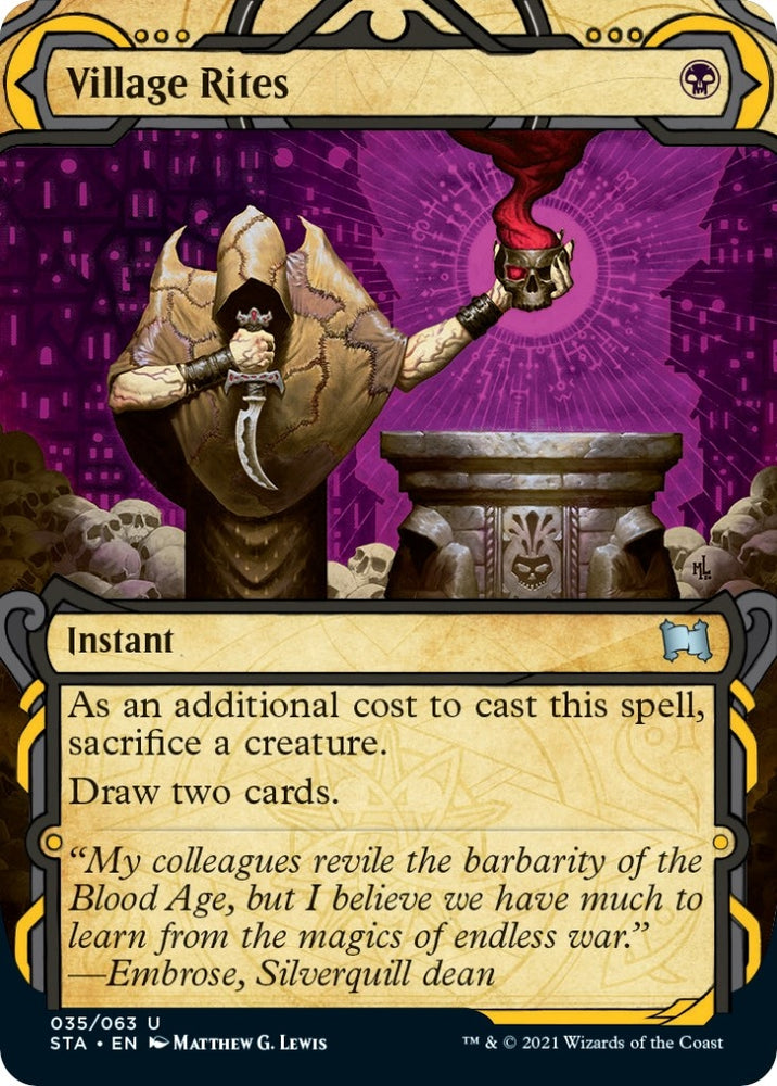 Image for Village Rites (35) - Magic: The Gathering