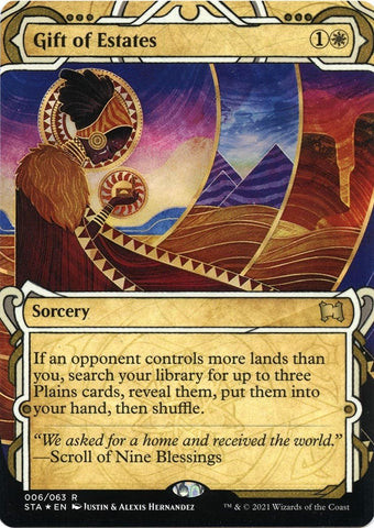 Image for Gift of Estates (Foil Etched) (6) [Strixhaven: Mystical Archives]