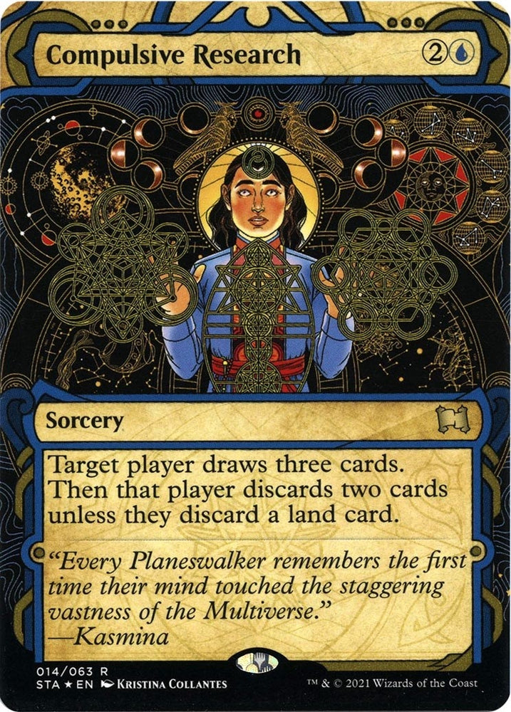 Image for Compulsive Research (Foil Etched) (14) [Strixhaven: Mystical Archives]