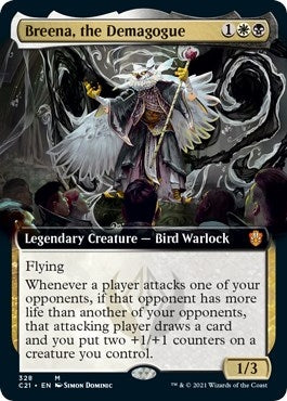 Image for Breena, the Demagogue (Extended Art) (328) [Commander 2021]