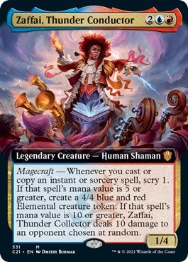 Image for Zaffai, Thunder Conductor (Extended Art) (331) [Commander 2021]
