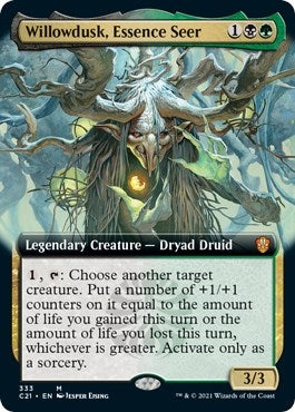 Image for Willowdusk, Essence Seer (Extended Art) (333) [Commander 2021]