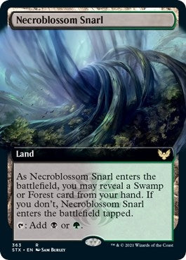 Image for Necroblossom Snarl (Extended Art) (363) [Strixhaven: School of Mages]