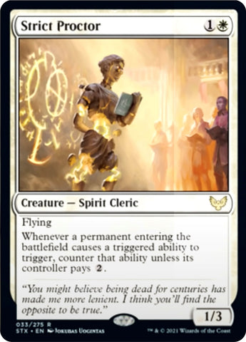 Image for Strict Proctor (33) - Magic: The Gathering
