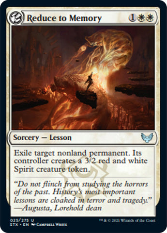Image for Reduce to Memory (25) - Magic: The Gathering