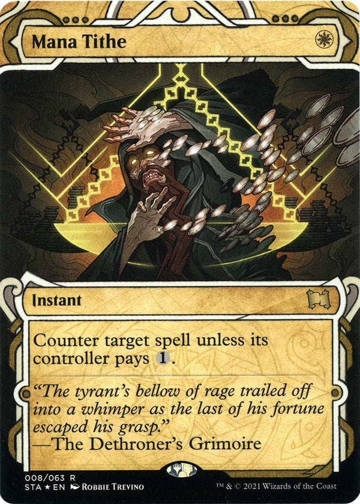 Image for Mana Tithe (Foil Etched) (8) [Strixhaven: Mystical Archives]