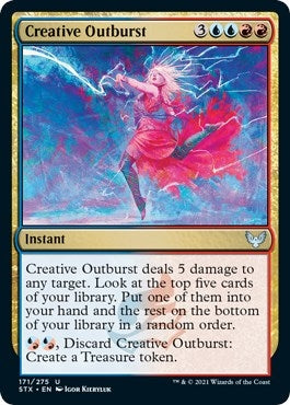 Image for Creative Outburst (171) [Strixhaven: School of Mages]