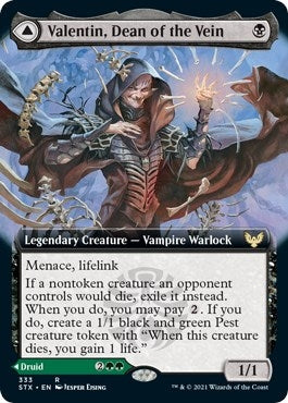 Image for Valentin, Dean of the Vein (Extended Art) (333) [Strixhaven: School of Mages]