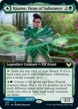 Image for Kianne, Dean of Substance (Extended Art) (326) [Strixhaven: School of Mages]