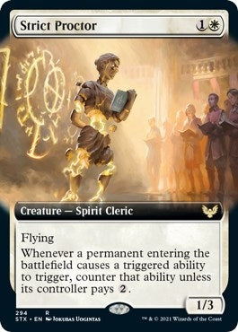 Image for Strict Proctor (Extended Art) (294) [Strixhaven: School of Mages]
