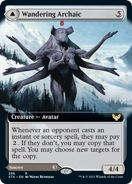 Image for Wandering Archaic (Extended Art) (286) [Strixhaven: School of Mages]